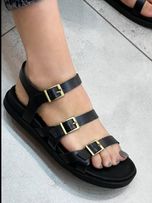 کفش تابستانه زارا 3 سگک مشکی