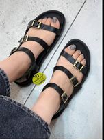 کفش تابستانه زارا 3 سگک مشکی