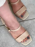 صندل تابستانه زنانه کنفی پاشنه