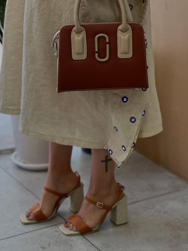 صندل تابستانه زنانه کنفی پاشنه