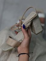 صندل تابستانه زنانه کنفی پاشنه