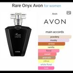 عطر زنانه Rare onyx آوون - رایحه جذاب کهربا و وانیل