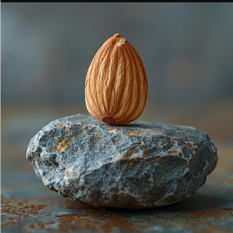 آجیل مغز بادام ممتاز/شور (500 گرم)