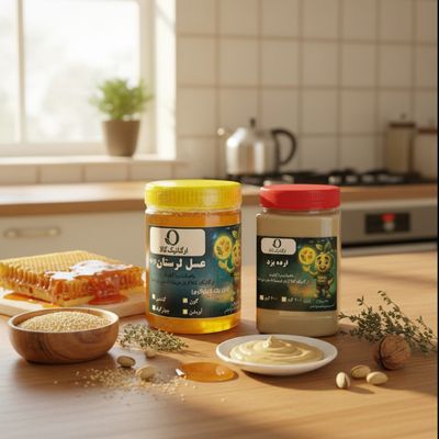 عسل چهارگیاه ارگانیک لرستان (ازنا)