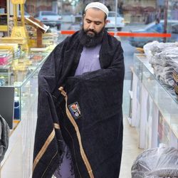 پتو افغانی | کیس افغانی | رنگ سیاه