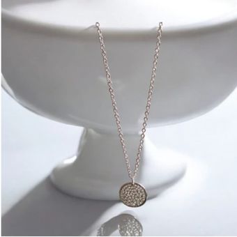 گردنبند نقره ای  کد S307