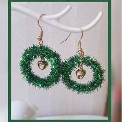 گوشواره عصایی حلقه کریسمسی کد M71