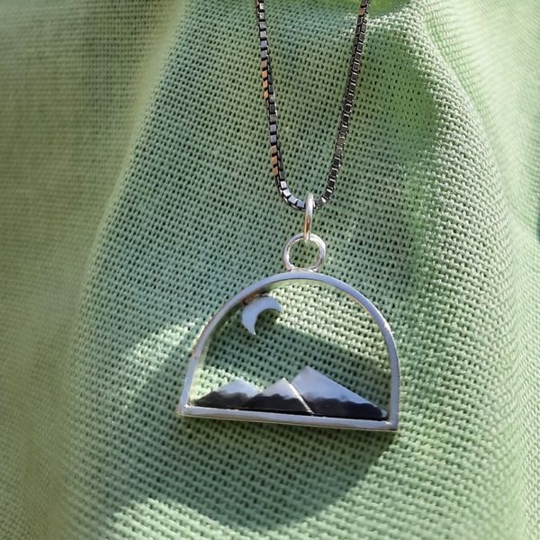 گردنبند نقره کوهستان