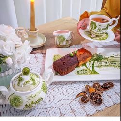 ست تک نفره کلاسیک سبز