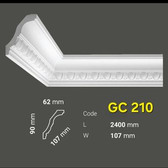 گلویی گنبدی ، 10.5 سانتی , طول 2.40 متری ، کد GC 210