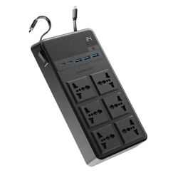 چند راهی برق پاورولوژی مدل PWC030 با 6 پریز و کابل 3 متری