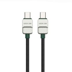 کابل USB-C به USB-C گرین لاین  ELECTROPLATED BRAIDED CABLE