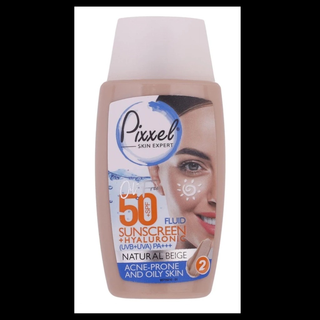 کرم ضد آفتاب رنگی پیکسل،spf 50,Natural Beige،مناسب پست چرب و مختلط