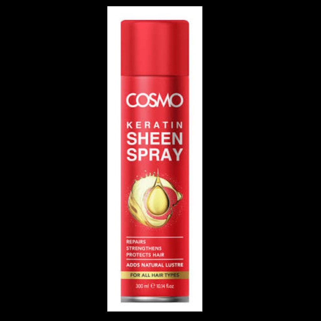 اسپری براق کننده موی سر کراتین کازمو