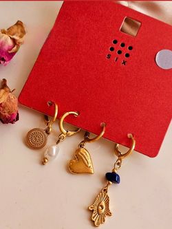 گوشواره چفتی 4 طرحی