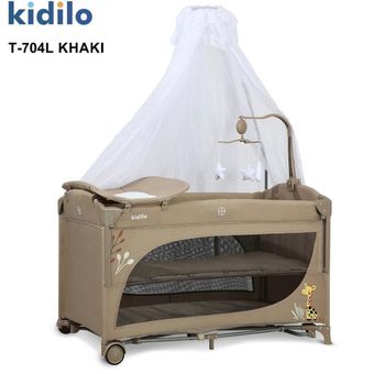 تخت و پارک چند کاره کیدیلو مدل kidilo T704L - کرم