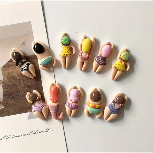 ست 11 عددی مگنت کارتونی شناگر