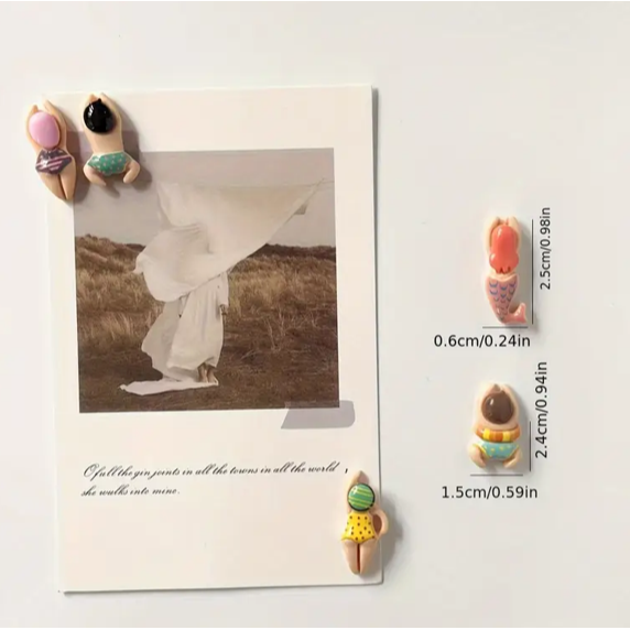 ست 11 عددی مگنت کارتونی شناگر