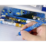 روان نویس ژله‌ای طرح نقاشی ون‌گوگ