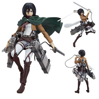 اکشن فیگور میکاسا Mikasa انیمه اتک آن تایتان ارتفاع 15cm