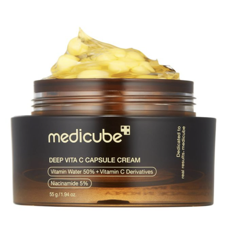 کرم کپسولی ویتامین سی مدی کیوب MEDICUBE deep vita c capsule cream