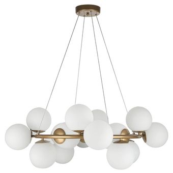 لوستر مدرن مولکولی 12 شعله فلزی