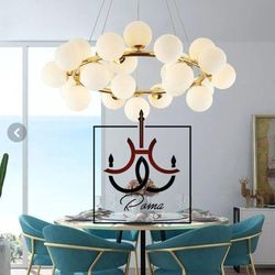 لوستر مدرن رومالوستر کد MG-201 با 20 لامپ