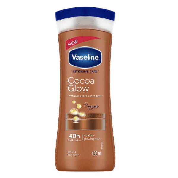 لوسیون بدن وازلین VASELINE مدل COCOA GLOW حجم400ml اصل