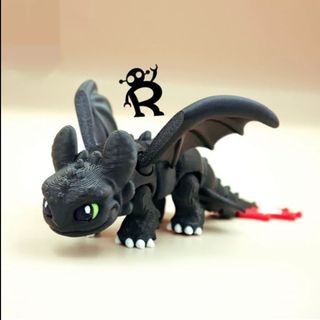 فیگور بی دندون مفصلی toothless