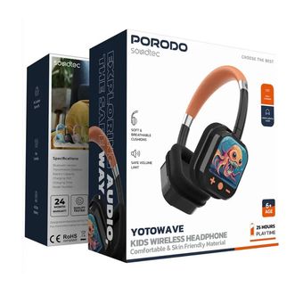 هدفون بی‌سیم پرودو PORODO SOUNDTEC YOTOWAVE مدل PDSTC303