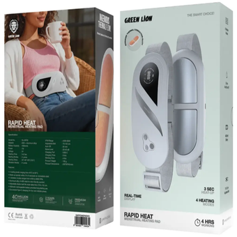 ماساژور گرمایی قاعدگی گرین لاین GREEN LION RAPID HEAT MENSTRUALHEATING PAD مدل GL-MP30