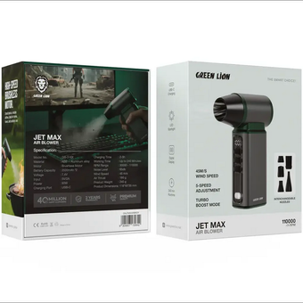 جت فن شارژی گرین لاین GREEN LION JET MAX AIR BLOWER مدل GB-316X