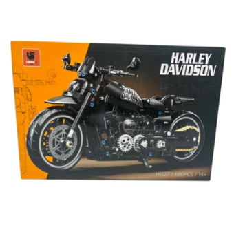 لگو ساختنی موتورسیکلت LEIMAO طرح HARLEY DAVIDSON مدل H1127