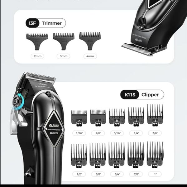 ماشین اصلاح مدل Glaker K11S+13F pro clippers