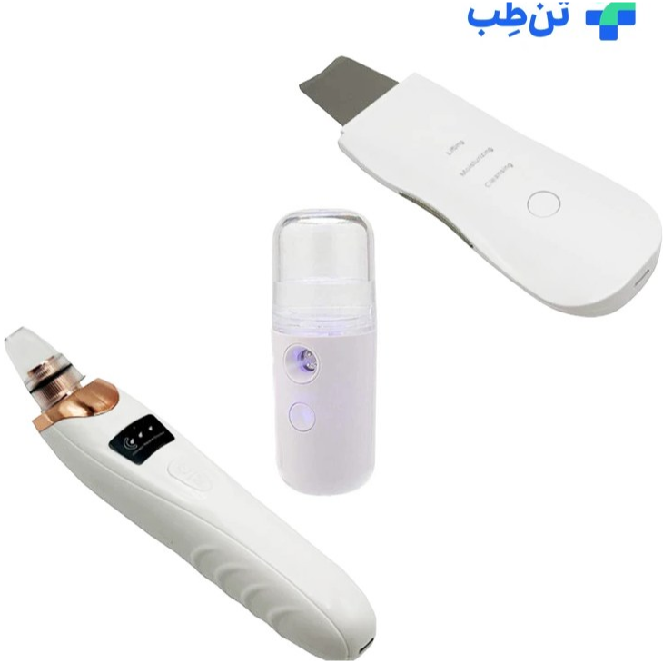 پک پاکسازی صورت میکرودرم، اتو صورت و بخور جیبی