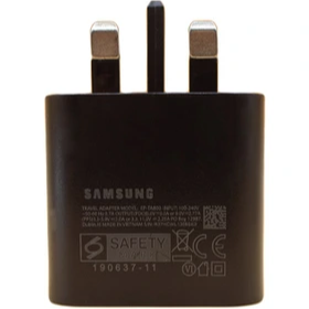 شارژر سامسونگ مدل EP-TA800 توان 25 وات سه پین.