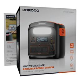 پاور استیشن 1500وات  porodo پورودو مدل Forcebas
