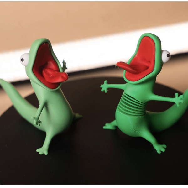 🦎 لیزارد |Movable spring lizard-Tom《Hoppers》