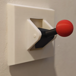 روکش کلید دیواری طرح جوی‌استیک آرکید | Customizable Arcade Joystick Wall Switch