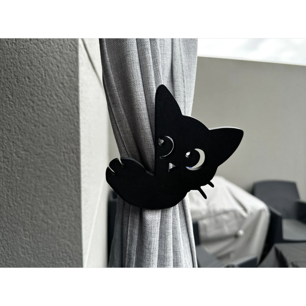 گیره نگهدارنده پرده طرح گربه | Cat curtain holder