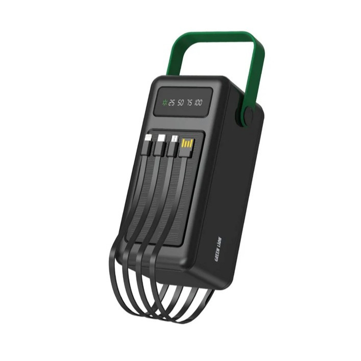 پاوربانک خورشیدی 80000 میلی آمپر گرین لاین مدل Green Lion Solar MAX Power Bank