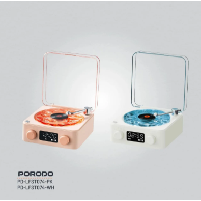 اسپیکر بلوتوثی طرح گرامافون Porodo