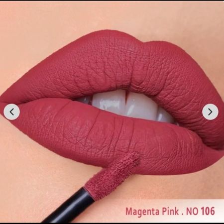 رژ لب مایع مخملی مات سرژه کد 106 (Magenta Pink)