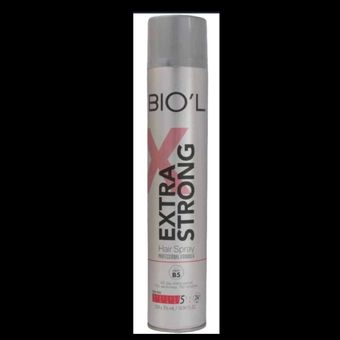 اسپری تافت حالت دهنده مو برند Biol مدل اکسترا استرانگ حجم 250 میل