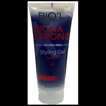 زل مو برند Biol مدل Extra  Strong حالت دهنده قوی حجم 200 میل