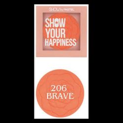 رژگونه پودری برند PASTEL مدل HAPPINES شماره 206