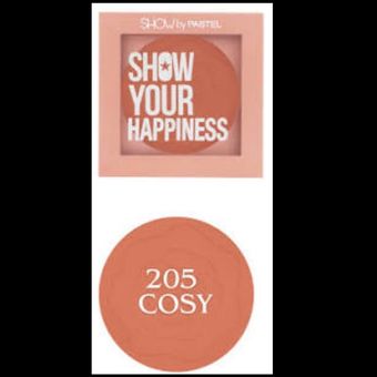 رژگونه پودری برند PASTEL مدلHAPPINES شماره 205