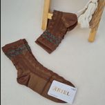 جوراب ساقدار طرح گل