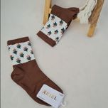 جوراب ساقدار طرح گل