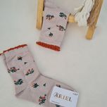 جوراب ساقدار طرح گل